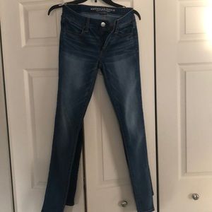 8 pair American Eagle Jeans